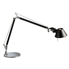 Настольная лампа с арматурой чёрного цвета, плафонами чёрного цвета BLS 12292