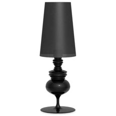 Настольная лампа с арматурой чёрного цвета, плафонами чёрного цвета BLS 11186