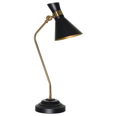 Настольная лампа с арматурой чёрного цвета, плафонами чёрного цвета BLS 30802