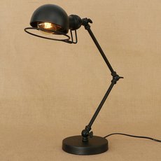 Настольная лампа с арматурой чёрного цвета, плафонами чёрного цвета BLS 30360