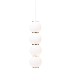 Светильник с арматурой хрома цвета, плафонами белого цвета BLS 17562