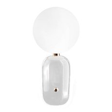 Настольная лампа с стеклянными плафонами белого цвета BLS 12113