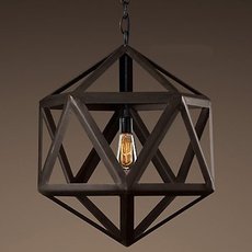 Светильник с металлическими плафонами чёрного цвета BLS 30018