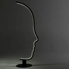 Настольная лампа с арматурой чёрного цвета, плафонами чёрного цвета BLS 18076