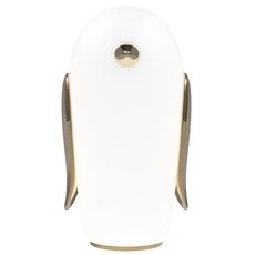 Настольная лампа с арматурой золотого цвета, плафонами белого цвета BLS 18116