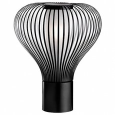 Настольная лампа с арматурой чёрного цвета, плафонами чёрного цвета BLS 11021