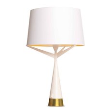 Настольная лампа с арматурой белого цвета, плафонами белого цвета BLS 10229