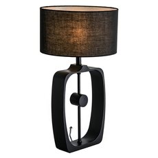 Настольная лампа с арматурой чёрного цвета, плафонами чёрного цвета BLS 17714