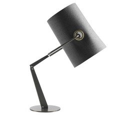Настольная лампа с арматурой чёрного цвета, плафонами чёрного цвета BLS 10657