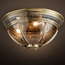 Светильник с арматурой бронзы цвета, плафонами прозрачного цвета BLS 11468