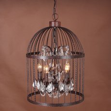 Светильник с металлическими плафонами коричневого цвета BLS 30138