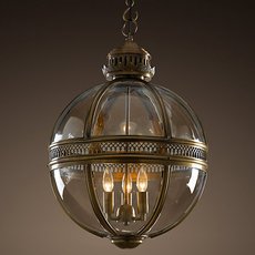Светильник с арматурой бронзы цвета, плафонами прозрачного цвета BLS 10747