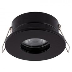 Точечный светильник с арматурой чёрного цвета, металлическими плафонами Nowodvorski 8376