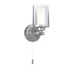 Светильник для ванной комнаты с стеклянными плафонами прозрачного цвета Nowodvorski 8051