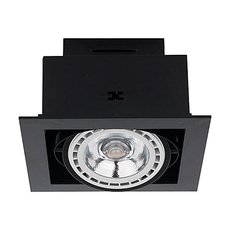 Точечный светильник с арматурой чёрного цвета, металлическими плафонами Nowodvorski 9571