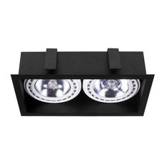 Точечный светильник с арматурой чёрного цвета, плафонами чёрного цвета Nowodvorski 9416