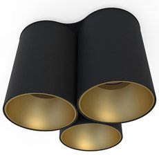 Точечный светильник с арматурой чёрного цвета, металлическими плафонами Nowodvorski 8092