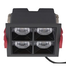 Точечный светильник с арматурой чёрного цвета, металлическими плафонами Nowodvorski 10061