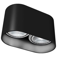 Точечный светильник с арматурой чёрного цвета, металлическими плафонами Nowodvorski 9240