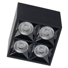 Точечный светильник с арматурой чёрного цвета, металлическими плафонами Nowodvorski 10054