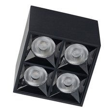 Точечный светильник с металлическими плафонами чёрного цвета Nowodvorski 10057