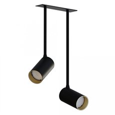 Точечный светильник с арматурой чёрного цвета, металлическими плафонами Nowodvorski 7682
