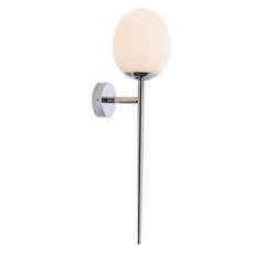 Светильник для ванной комнаты с арматурой хрома цвета, плафонами белого цвета Nowodvorski 8123