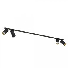 Точечный светильник с арматурой чёрного цвета, металлическими плафонами Nowodvorski 7692