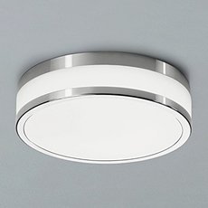 Светильник для ванной комнаты с арматурой хрома цвета, плафонами белого цвета Nowodvorski 9501
