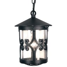 Светильник для уличного освещения с арматурой чёрного цвета, плафонами прозрачного цвета Elstead Lighting BL13B BLACK