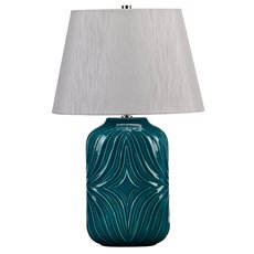 Настольная лампа с текстильными плафонами серого цвета Elstead Lighting MUSE/TL TURQSE