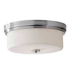 Светильник для ванной комнаты с арматурой хрома цвета, плафонами белого цвета Elstead Lighting DL-KINCAID-F-L