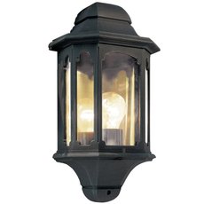 Светильник для уличного освещения с арматурой чёрного цвета, плафонами прозрачного цвета Elstead Lighting CP7 BLACK