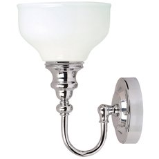 Светильник для ванной комнаты с арматурой хрома цвета, плафонами белого цвета Elstead Lighting BATH/CD1