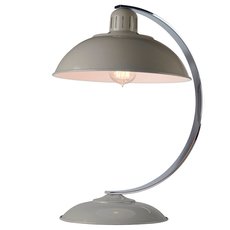 Настольная лампа с металлическими плафонами серого цвета Elstead Lighting FRANKLIN GREY