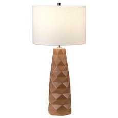 Настольная лампа с текстильными плафонами бежевого цвета Elstead Lighting VAUXHALL/TL