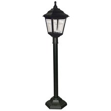 Светильник для уличного освещения с арматурой чёрного цвета, плафонами прозрачного цвета Elstead Lighting KERRY PILLAR