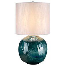 Настольная лампа с абажуром Elstead Lighting BLUE GLOBE/TL