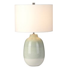 Настольная лампа с текстильными плафонами белого цвета Elstead Lighting CHELSFIELD/TL