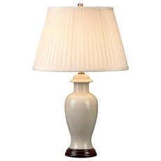 Настольная лампа с текстильными плафонами бежевого цвета Elstead Lighting IVORY CRA SM/TL
