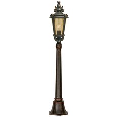 Светильник для уличного освещения с арматурой бронзы цвета, стеклянными плафонами Elstead Lighting BT4/M