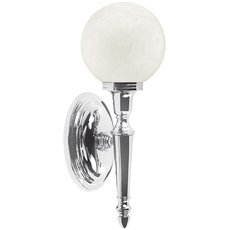 Светильник для ванной комнаты с арматурой хрома цвета, плафонами белого цвета Elstead Lighting BATH/DRYDEN4 PC