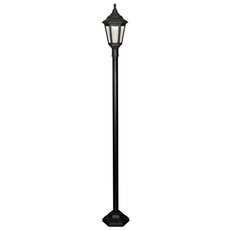 Светильник для уличного освещения с арматурой чёрного цвета, плафонами прозрачного цвета Elstead Lighting KINSALE POST