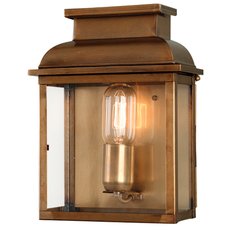 Светильник для уличного освещения с арматурой бронзы цвета, плафонами прозрачного цвета Elstead Lighting OLD BAILEY BR