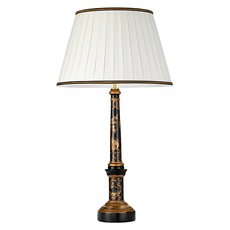 Настольная лампа с текстильными плафонами белого цвета Elstead Lighting DL/STRASBOURG/TL