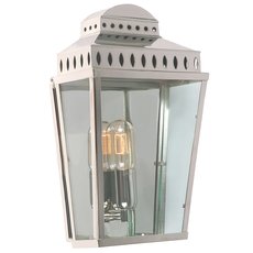 Светильник для уличного освещения с арматурой никеля цвета, стеклянными плафонами Elstead Lighting MANSION HOUSE PN