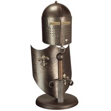 Настольная лампа с арматурой бронзы цвета Elstead Lighting CRUSADER T/L