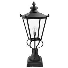 Светильник для уличного освещения с арматурой чёрного цвета, плафонами прозрачного цвета Elstead Lighting WSLN1 BLACK