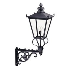 Светильник для уличного освещения с арматурой чёрного цвета, плафонами прозрачного цвета Elstead Lighting WSLB1 BLACK