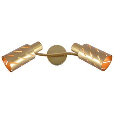 Спот с металлическими плафонами золотого цвета Escada 666/2A